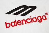 Balenciaga M standard logo embroidery short -sleeved couple model