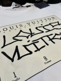 Louis Vuitton signature embroidery short -sleeved T -shirt