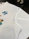Louis vuitton butterfly embroidered short -sleeved T -shirt