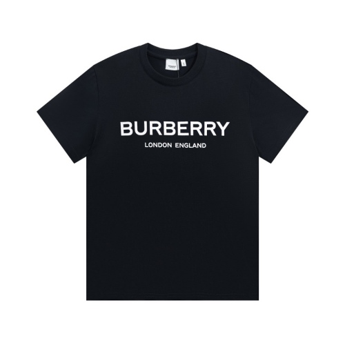 Burberry SS22 Classic London Limited Series Label Ligo LOGO Print Short -sleeved T -shirt
