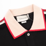 Gucci classic webbing short -sleeved POLO shirt