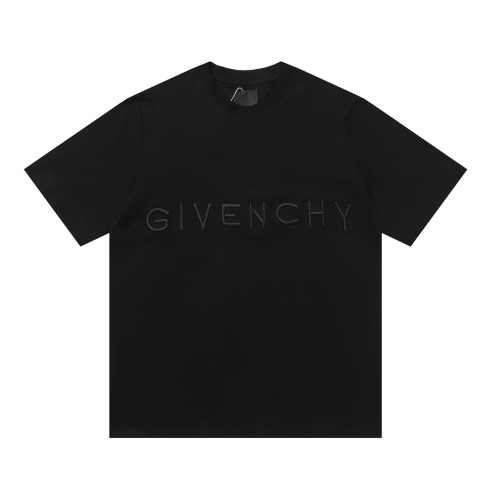 Givenchy front and rear large wide -level three -dimensional matte logo embroidery