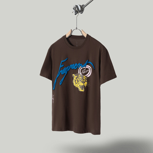 Travis Scott Cactus Jack X Fragment Design joint LCON pattern printing short -sleeved T -shirt