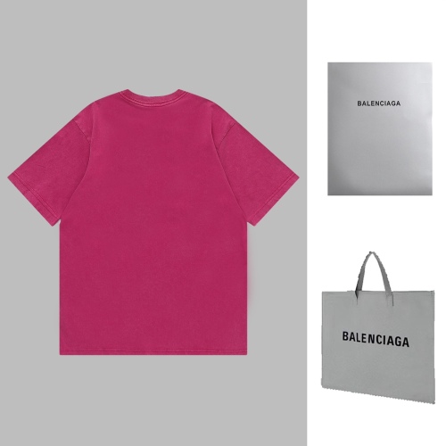 Balenciaga sports jersey embroidery T -shirt