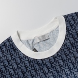 Dior gradient positioning printing T sleeve