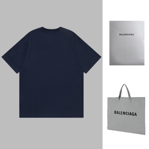 Balenciaga Crown Print Short -sleeved T -shirt