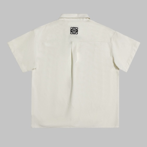 Loewe embroidered benchmark willow short -sleeved shirt