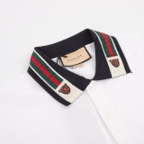 Gucci Tiger Head Embroidery LOGO Short Sleeve Polo shirt