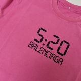 Balenciaga Heavy Industry Wash retro old print short -sleeved T -shirt