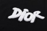 Dior 2023 label towel embroidery letter small label T -shirt