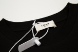 Celine 23SS latest logo letter foam short -sleeved printed foam loose casual couple model