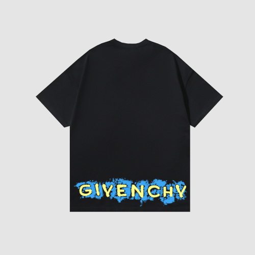Givenchy in front of the colorful love printing back logo round neck love T -shirt