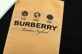 Burberry 22SS label sticker flower logo color round neck short -sleeved T -shirt