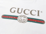 Gucci retro wear Gucci spring and summer classic retro logo as old wear printing couple model