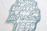 Louis Vuitton 2023SS heavy shadow logo short sleeves