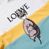 Loewe X Qian and Chihiro's nominal crow holds the mouse short -sleeved T -shirt