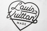 Louis Vuitton 2023SS Love LOGO Before and after Printing Short Sleeve