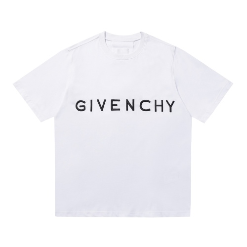 Givenchy front and rear large wide position three -dimensional logo embroidery