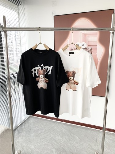 Fendi 2023 Spring and Summer Couple Fund Short Sleeve T -shirt