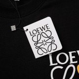 LOEWE 23SS classic color matching logo short -sleeved T -shirt couple short -sleeved T -shirt