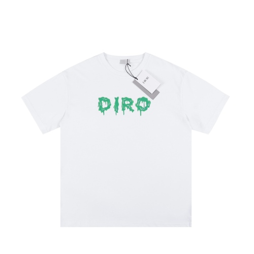 Dior 2023SS letter logo, graffiti round neck short sleeves
