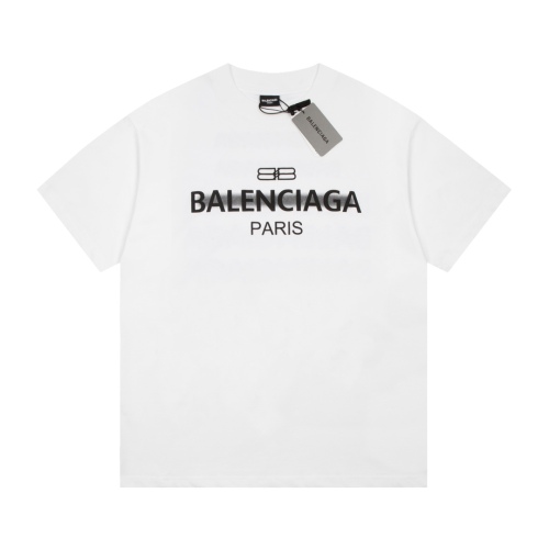 Balenciaga 2023SS letters, graffiti T -shirt couple models