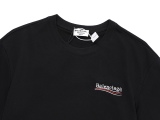 Balenciaga Classic Cola embroidery short -sleeved T -shirt