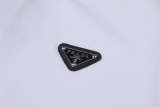 Prada Classic Triangle Label Logo round neck short sleeves