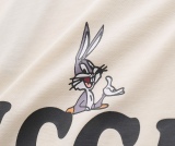 GUCCI 23SS Rabbit LOGO print short -sleeved T -shirt