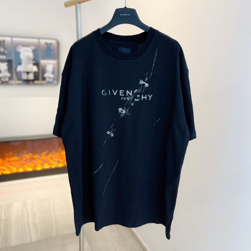 Givenchy Paris 23SS GVC Broken Letter Destroy the misplaced letter circular iron ring short sleeves