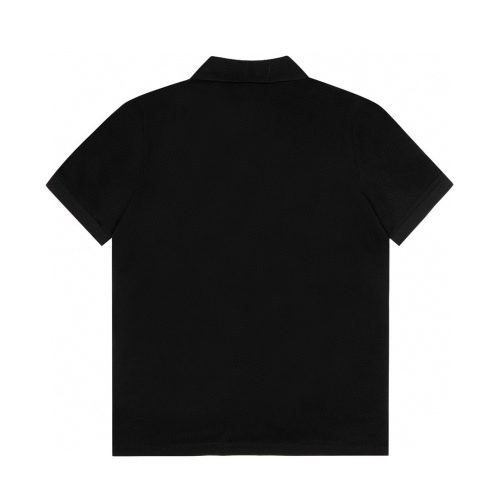 Burberry SS22 Pure Color Polo Shirt Black Elves Demon Little Monster pattern Embroidered short -sleeved POLO foundation