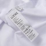 Loewe Loewe big logo pixel element element mosaic embroidered men and women short -sleeved T -shirt