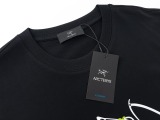 Arc'Teryx 2023 autumn and winter custom stereo three -dimensional silicone letter logo couple short -sleeved T -shirt
