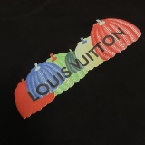 Louis Vuitton color three -dimensional foam printing pumpkin short -sleeved T -shirt