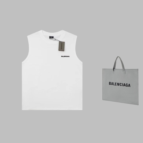 Balenciaga embroidered back printing vest
