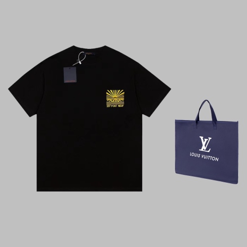 Louis Vuitton Limited Folding Day Golden Line Embroidery Foam Short -sleeved T -shirt