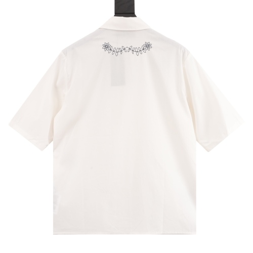 Gucci Little zebrak Embroidery Casual Shirt Short Sleeve