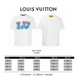 Louis Vuitton 2023SS letter color printing logo print short sleeves