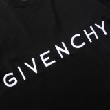Givenchy front and rear large wide position three -dimensional logo embroidery