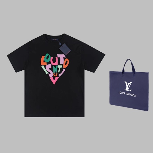 Louis Vuitton 2023SS spring and summer color letter love series catwalk T -shirt