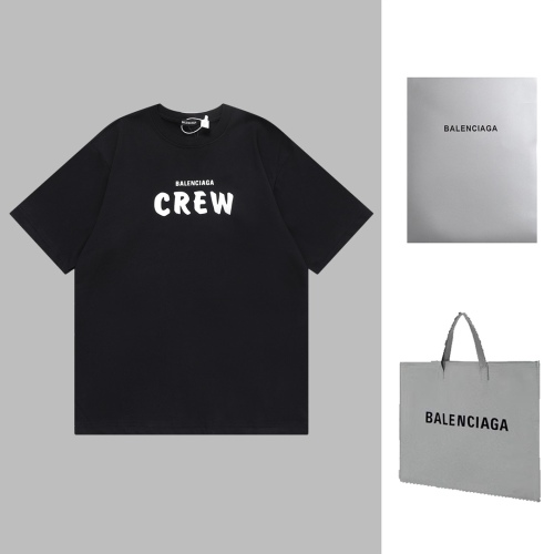 Balenciaga Crew employees are limited to men and women couples pure cotton short sleeves