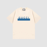 GUCCI couples all -match casual short -sleeved letters print logo