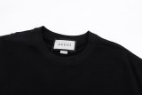 Gucci American street retro black short -sleeved summer loose and versatile T -shirt small red book big explosion