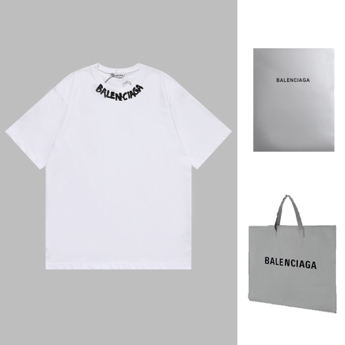 Balenciaga letter print short sleeves