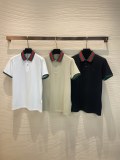 GUCCI 2023 chest logo dual G embroidery pattern Polo shirt