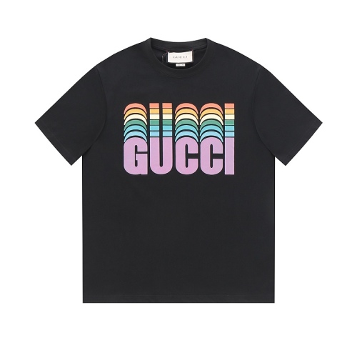 Gucci 23ss logo gradient print short -sleeved T -shirt