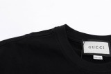 GUCCI 23SS mutual deduction dual G print letter logo casual round neat short sleeve male loose T -shirt women