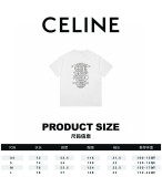 Celine 23SS Los Angeles Memorial Edition short -sleeved casual couple model