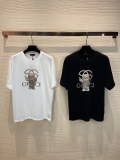 GUCCI 2023 Little Bear Skate Perk Paratory Cotton Cotton Round Neck Short -sleeved T -shirt