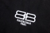 Balenciaga lock embroidery water washing short sleeves
